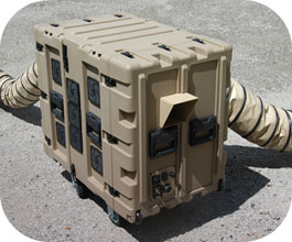 Tactical ECU provides hours of cooling in a portable rugged case.